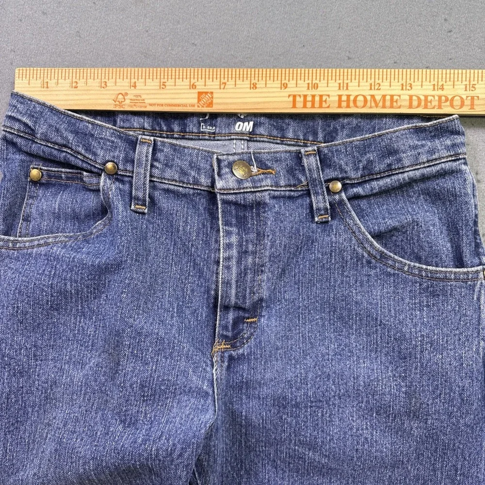 Wrangler 47 Advanced Comfort Jeans Mens 30x30 Blue Cowboy 1047MACMT FLAWS